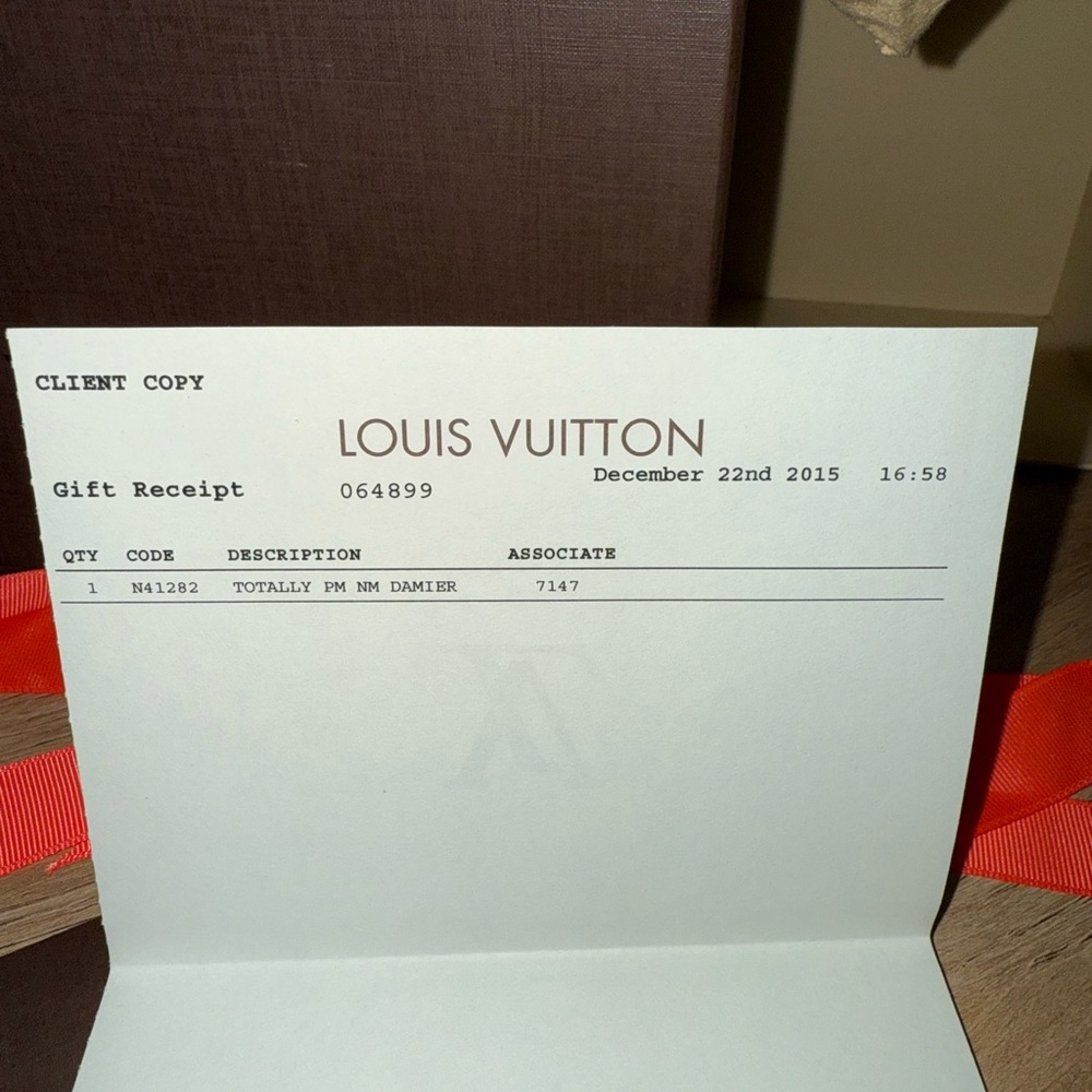 Louis Vuitton Brown Damier Ebene Tote - Picture 5 of 7